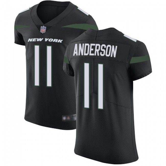 Nike Jets #11 Robby Anderson Black Alternate Men's Stitched NFL Vapor Untouchable Elite Jersey