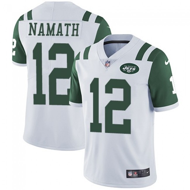 New York Jets #12 Joe Namath White Youth Stitched NFL Vapor Untouchable Limited Jersey