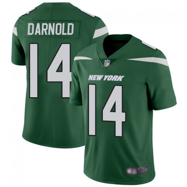 Nike Jets #14 Sam Darnold Green Team Color Men's Stitched NFL Vapor Untouchable Limited Jersey