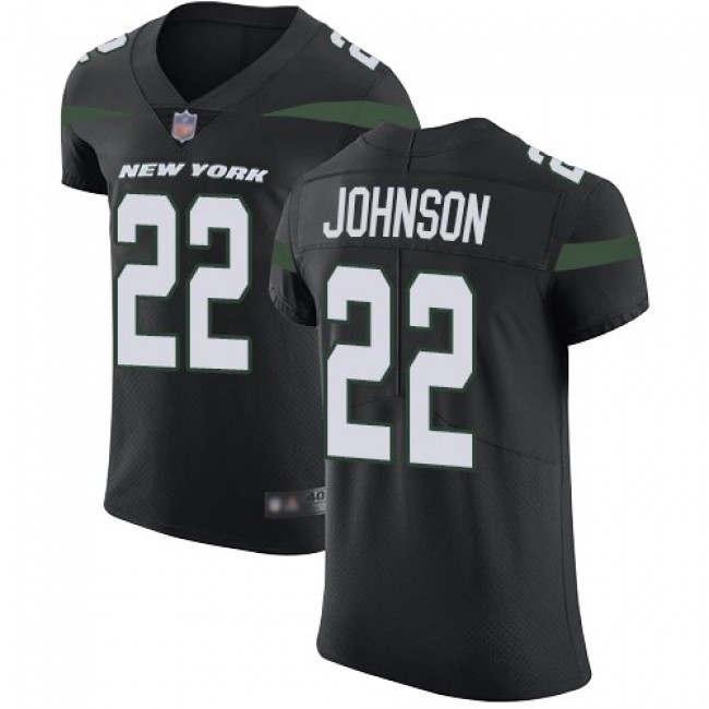 Nike Jets #22 Trumaine Johnson Black Alternate Men's Stitched NFL Vapor Untouchable Elite Jersey