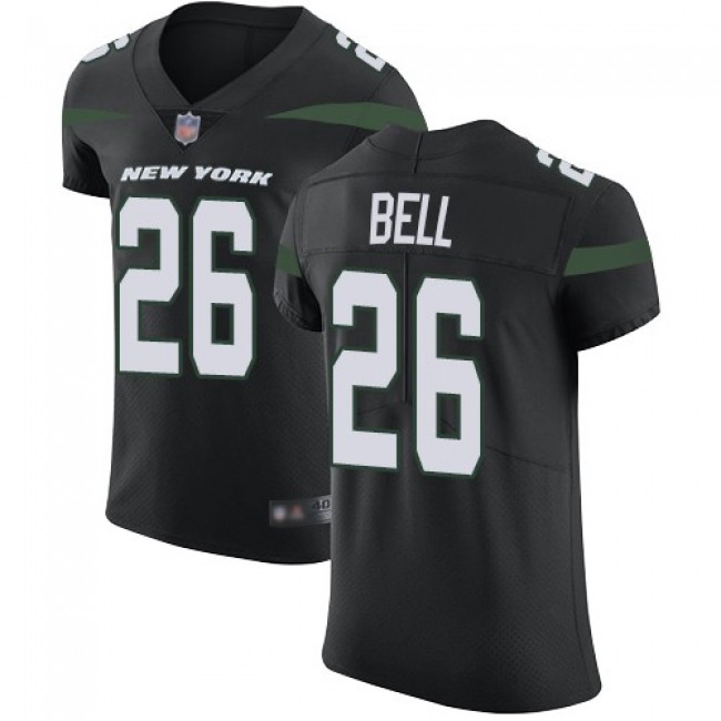 Nike Jets #26 Le'Veon Bell Black Alternate Men's Stitched NFL Vapor Untouchable Elite Jersey