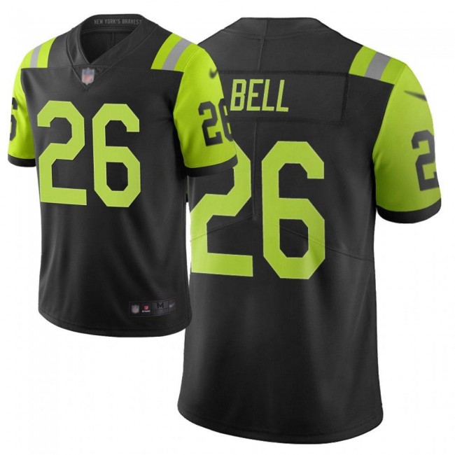 Nike Jets #26 Le'Veon Bell Black Men's Stitched NFL Limited City Edition Jersey