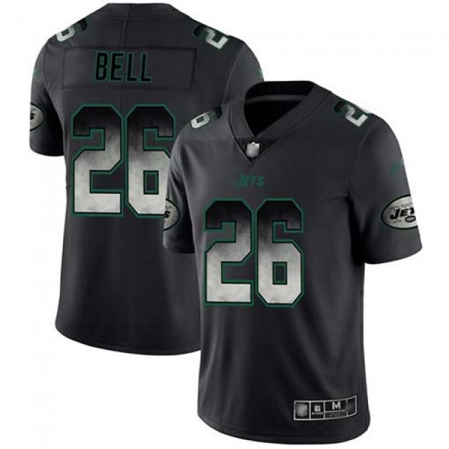 Nike Jets #26 Le'Veon Bell Black Men's Stitched NFL Vapor Untouchable Limited Smoke Fashion Jersey