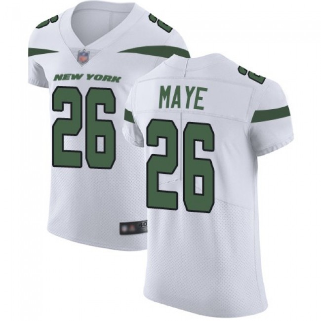 Nike Jets #26 Marcus Maye White Men's Stitched NFL Vapor Untouchable Elite Jersey