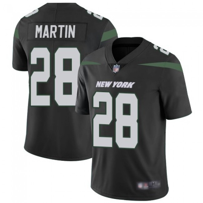Nike Jets #28 Curtis Martin Black Alternate Men's Stitched NFL Vapor Untouchable Limited Jersey