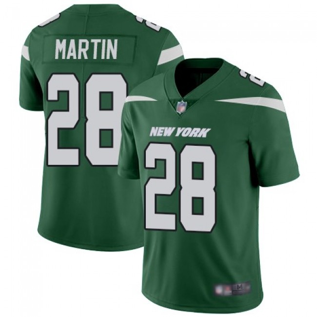 Nike Jets #28 Curtis Martin Green Team Color Men's Stitched NFL Vapor Untouchable Limited Jersey