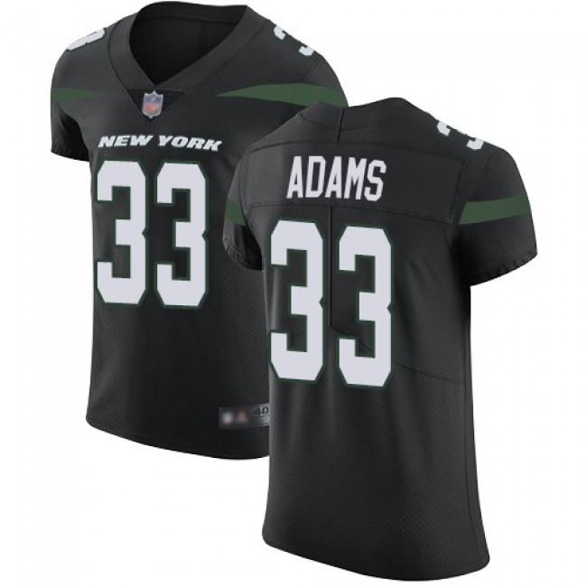 Nike Jets #33 Jamal Adams Black Alternate Men's Stitched NFL Vapor Untouchable Elite Jersey