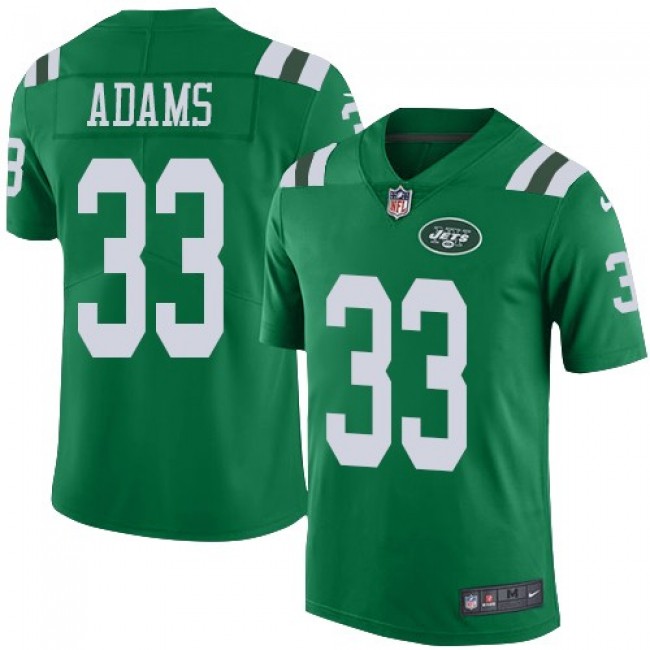Nike Jets #33 Jamal Adams Green Men's Stitched NFL Limited Rush Jersey