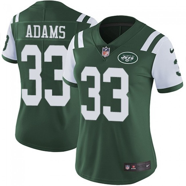Women's Jets #33 Jamal Adams Green Team Color Stitched NFL Vapor Untouchable Limited Jersey