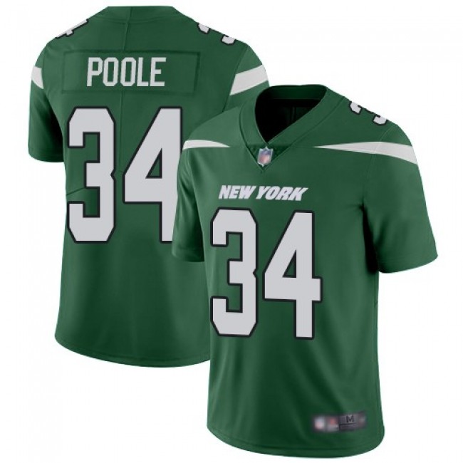 Nike Jets #34 Brian Poole Green Team Color Men's Stitched NFL Vapor Untouchable Limited Jersey