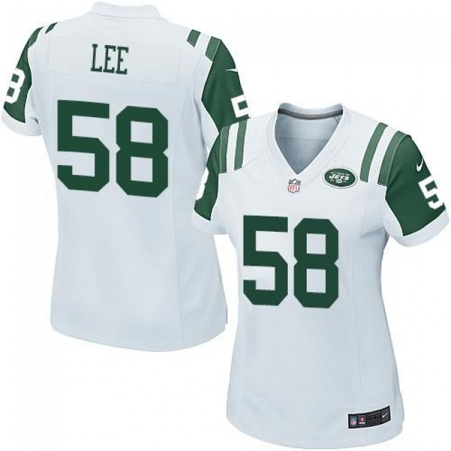 Women's Jets #50 Darron Lee White Stitched NFL Elite Jersey
