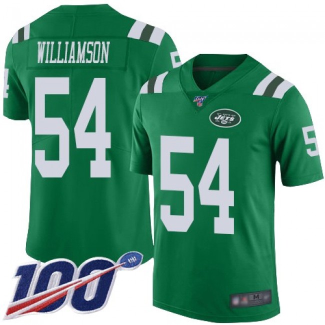 Nike Jets #54 Avery Williamson Green Men's Stitched NFL Limited Rush 100th Season Jersey