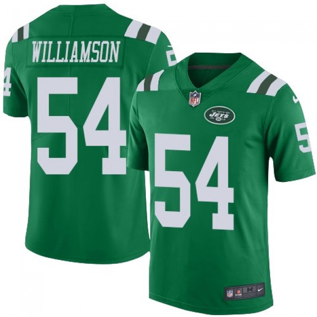 Nike Jets #54 Avery Williamson Green Men's Stitched NFL Limited Rush Jersey