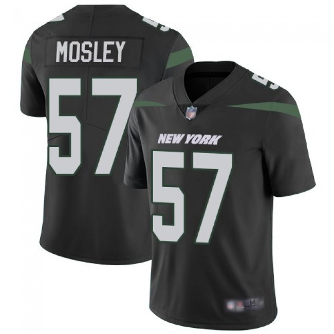 Nike Jets #57 C.J. Mosley Black Alternate Men's Stitched NFL Vapor Untouchable Limited Jersey
