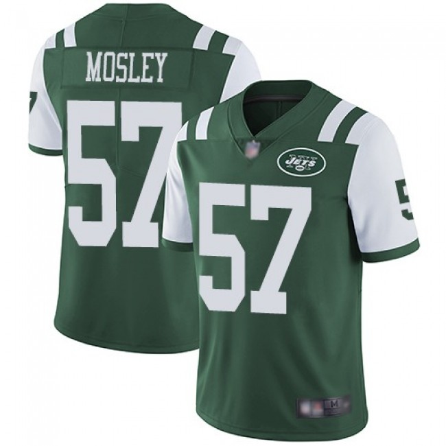 Nike Jets #57 C.J. Mosley Green Team Color Men's Stitched NFL Vapor Untouchable Limited Jersey