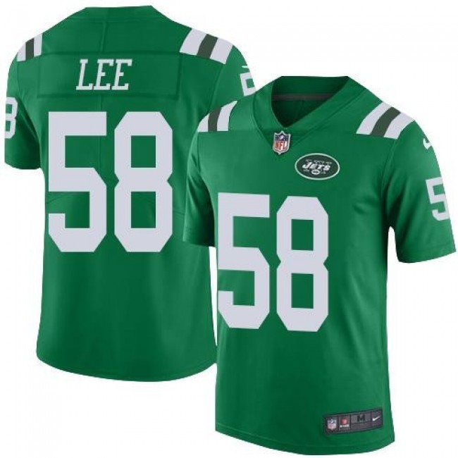 مسبح للبيع Nike New York Jets #58 Darron Lee Green Team Color Men's Stitched NFL Vapor Untouchable Limited Jersey عطر ديون