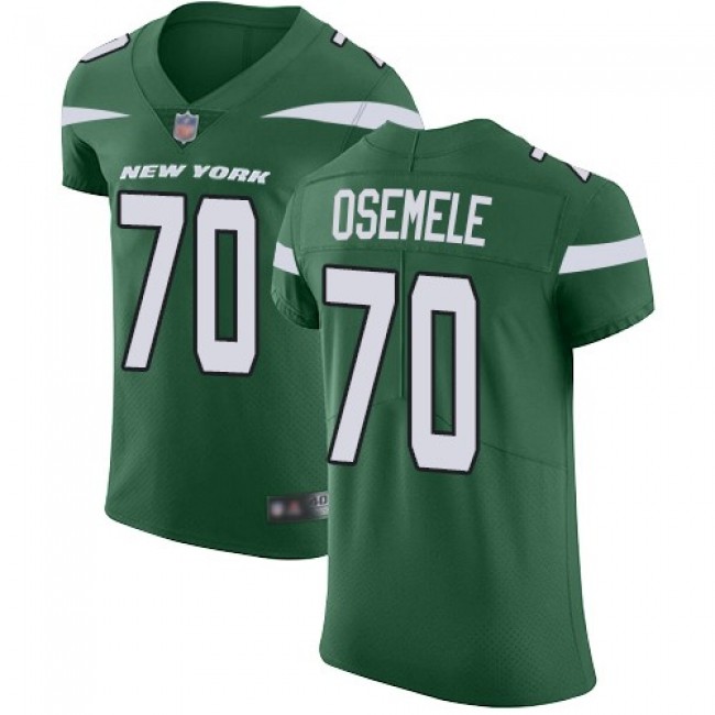 Nike Jets #70 Kelechi Osemele Green Team Color Men's Stitched NFL Vapor Untouchable Elite Jersey