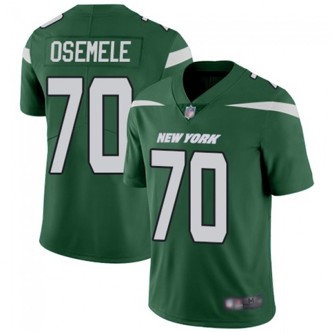 Nike Jets #70 Kelechi Osemele Green Team Color Men's Stitched NFL Vapor Untouchable Limited Jersey