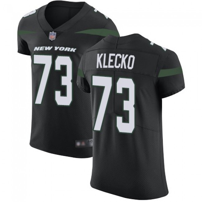 Nike Jets #73 Joe Klecko Black Alternate Men's Stitched NFL Vapor Untouchable Elite Jersey