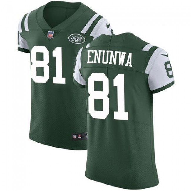 Nike Jets #81 Quincy Enunwa Green Team Color Men's Stitched NFL Vapor Untouchable Elite Jersey