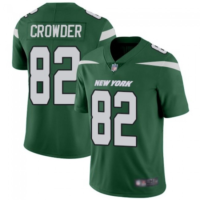 Nike Jets #82 Jamison Crowder Green Team Color Men's Stitched NFL Vapor Untouchable Limited Jersey