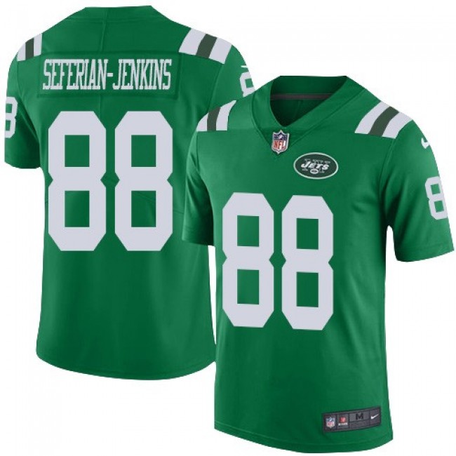 New York Jets #88 Austin Seferian-Jenkins Green Youth Stitched NFL Limited Rush Jersey
