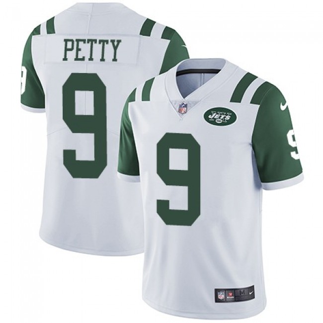 باقات ورد Women's Nike New York Jets #9 Bryce Petty White Stitched NFL Vapor Untouchable Limited Jersey العاب الحدائق البلاستيكية
