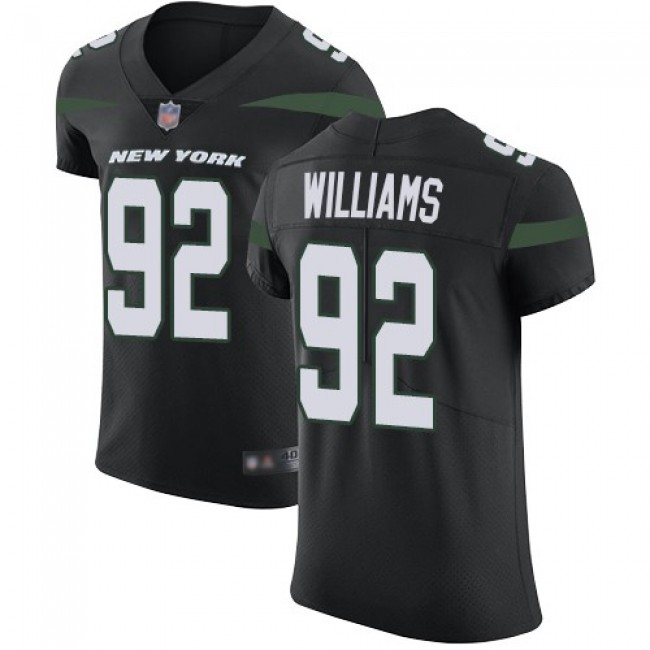 Nike Jets #92 Leonard Williams Black Alternate Men's Stitched NFL Vapor Untouchable Elite Jersey