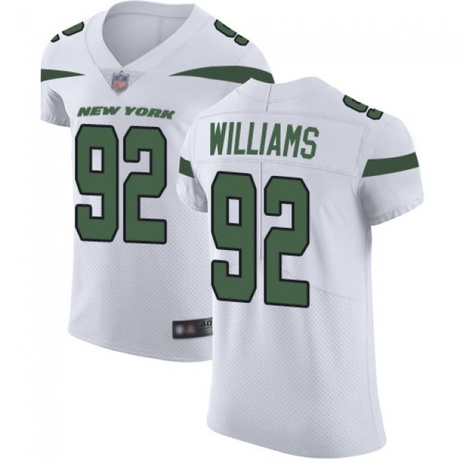 Nike Jets #92 Leonard Williams White Men's Stitched NFL Vapor Untouchable Elite Jersey