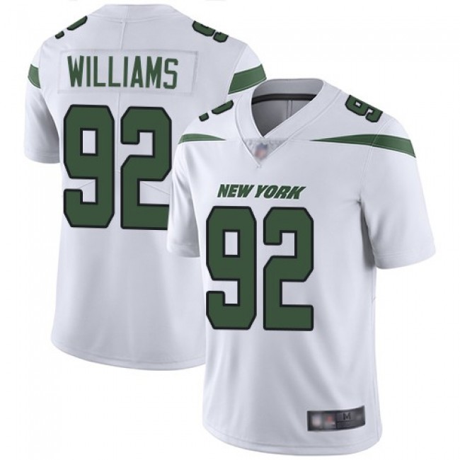 المرحلة الملكية جرير Nike Jets 92 Leonard Williams Black New 2019 Vapor Untouchable Limited Jersey مزدا