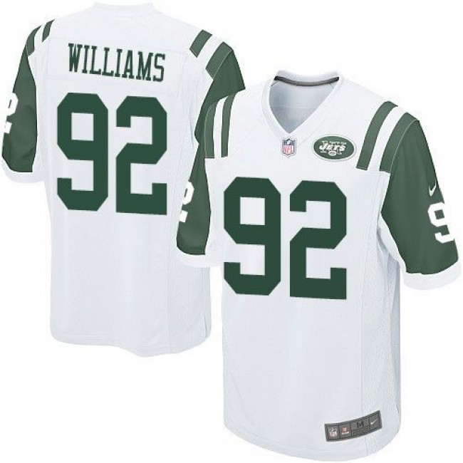 New York Jets #92 Leonard Williams White Youth Stitched NFL Elite Jersey