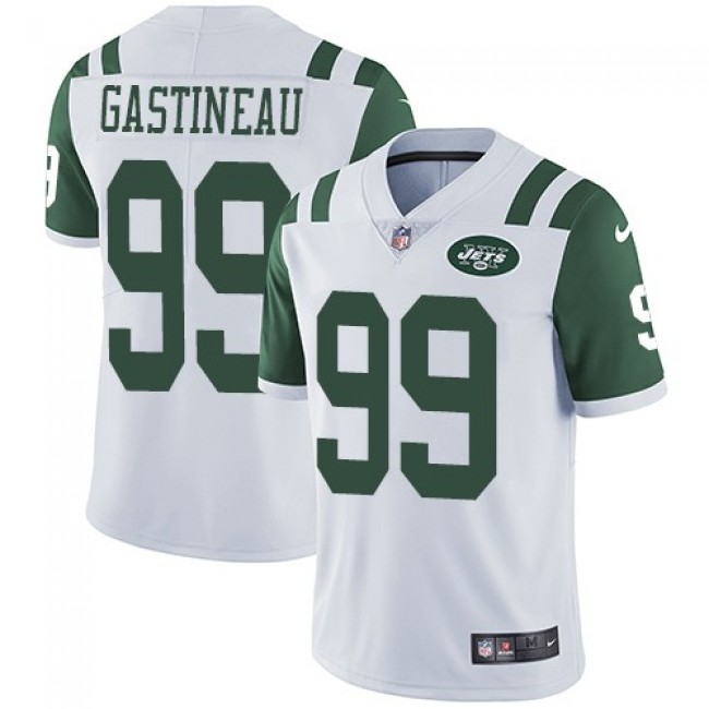 Nike Jets #99 Mark Gastineau White Men's Stitched NFL Vapor Untouchable Limited Jersey