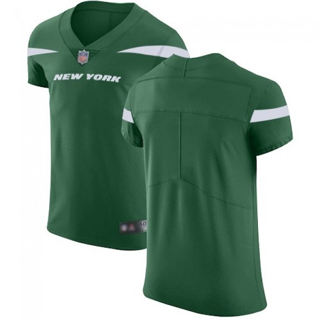 Nike Jets Blank Green Team Color Men's Stitched NFL Vapor Untouchable Elite Jersey