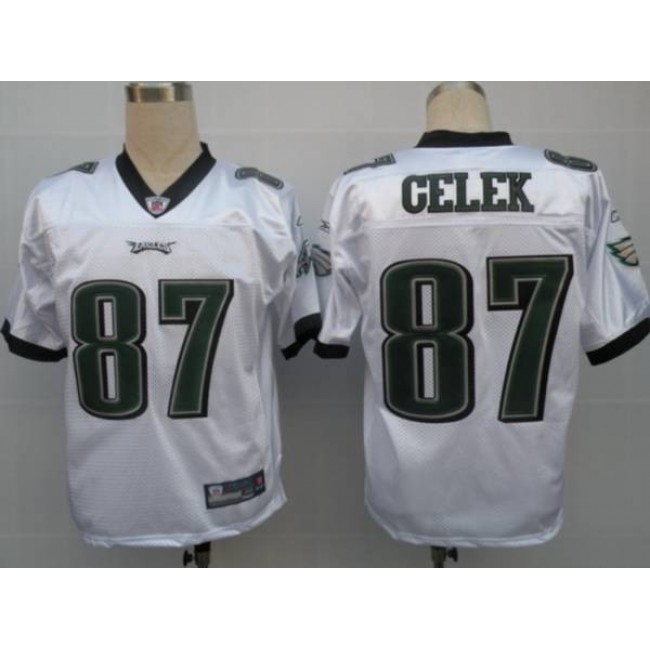 بخاخ للجيوب الانفية NFL Jersey value-Eagles #87 Brent Celek White Stitched NFL Jersey بخاخ للجيوب الانفية