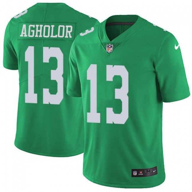 Philadelphia Eagles #13 Nelson Agholor Green Youth Stitched NFL Limited Rush Jersey