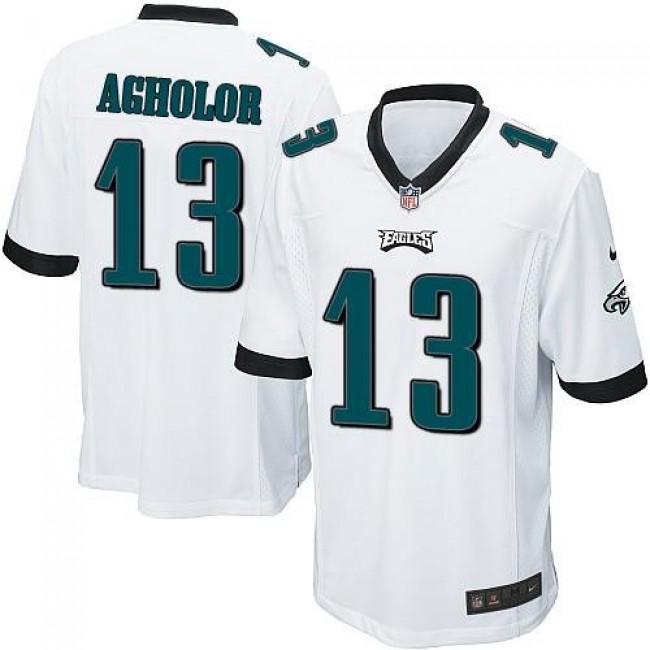 Philadelphia Eagles #13 Nelson Agholor White Youth Stitched NFL New Elite Jersey