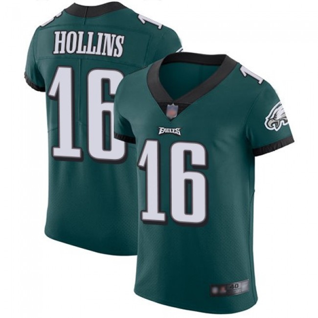 Nike Eagles #16 Mack Hollins Midnight Green Team Color Men's Stitched NFL Vapor Untouchable Elite Jersey