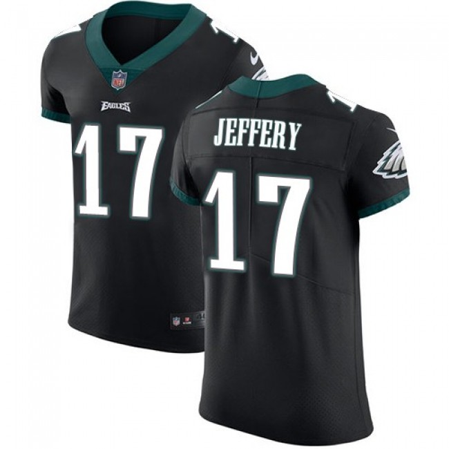 Nike Eagles #17 Alshon Jeffery Black Alternate Men's Stitched NFL Vapor Untouchable Elite Jersey