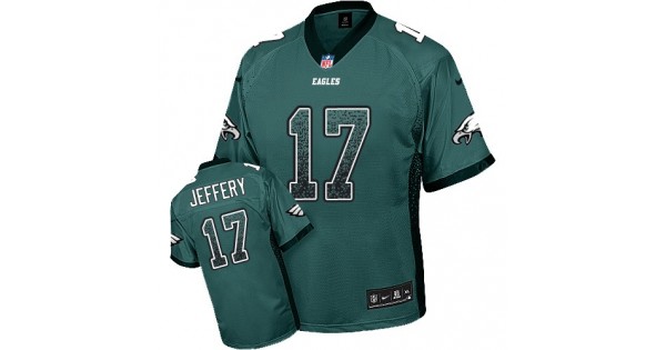 زيت لتنعيم الشعر Nike Eagles #17 Alshon Jeffery Midnight Green Team Color Men's Stitched NFL 100th Season Vapor Limited Jersey كرسي رحلات