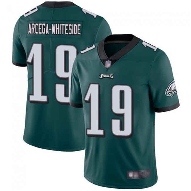Nike Eagles #19 JJ Arcega-Whiteside Midnight Green Team Color Men's Stitched NFL Vapor Untouchable Limited Jersey
