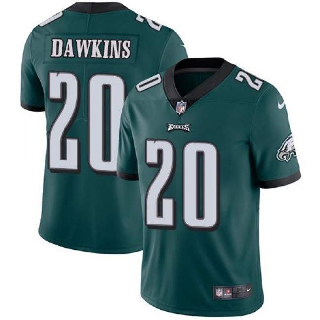 Philadelphia Eagles #20 Brian Dawkins Midnight Green Team Color Youth Stitched NFL Vapor Untouchable Limited Jersey