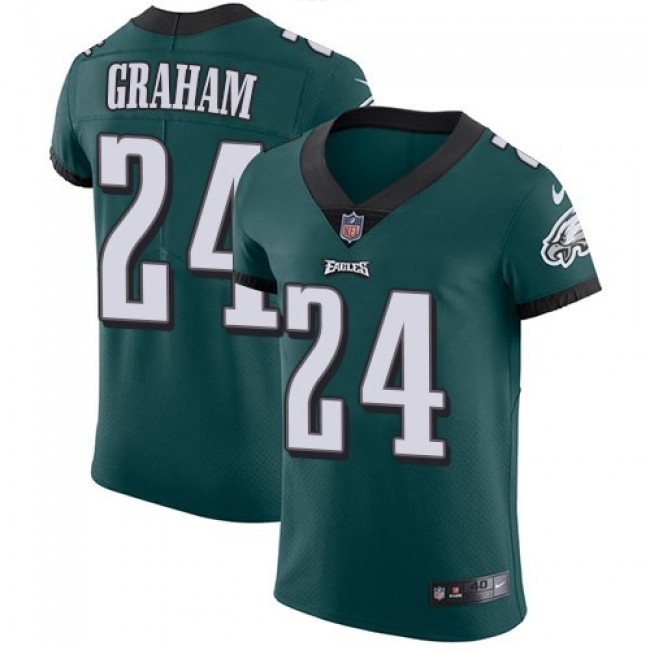 Nike Eagles #24 Corey Graham Midnight Green Team Color Men's Stitched NFL Vapor Untouchable Elite Jersey