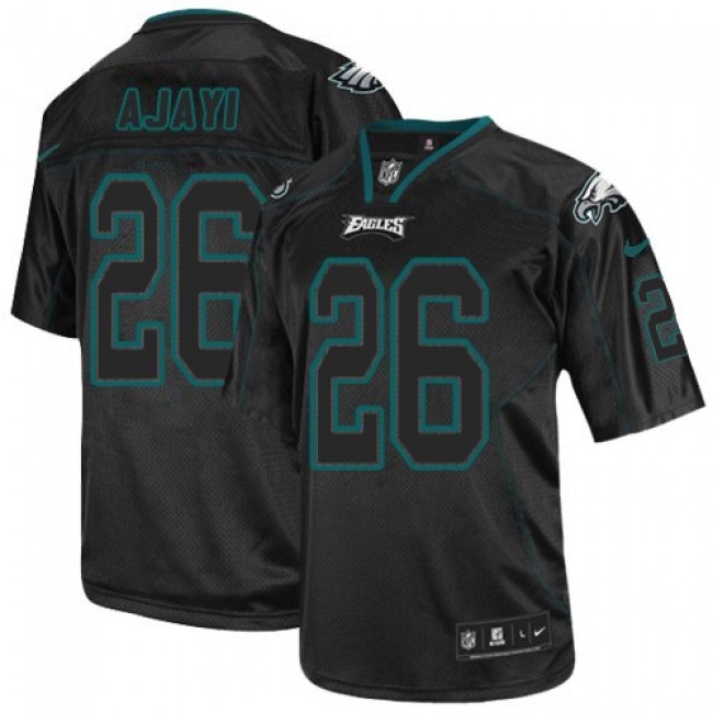 Nike Eagles #26 Jay Ajayi Lights Out Black Men's Stitched NFL Elite Jersey