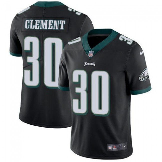 Philadelphia Eagles #30 Corey Clement Black Alternate Youth Stitched NFL Vapor Untouchable Limited Jersey