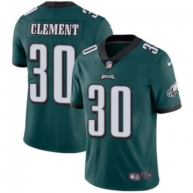 Philadelphia Eagles #30 Corey Clement Midnight Green Team Color Youth Stitched NFL Vapor Untouchable Limited Jersey