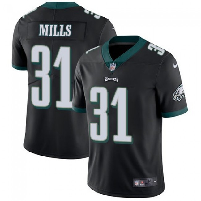 Philadelphia Eagles #31 Jalen Mills Black Alternate Youth Stitched NFL Vapor Untouchable Limited Jersey