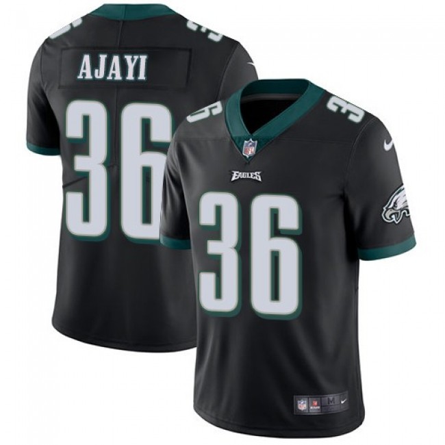Philadelphia Eagles #36 Jay Ajayi Black Alternate Youth Stitched NFL Vapor Untouchable Limited Jersey