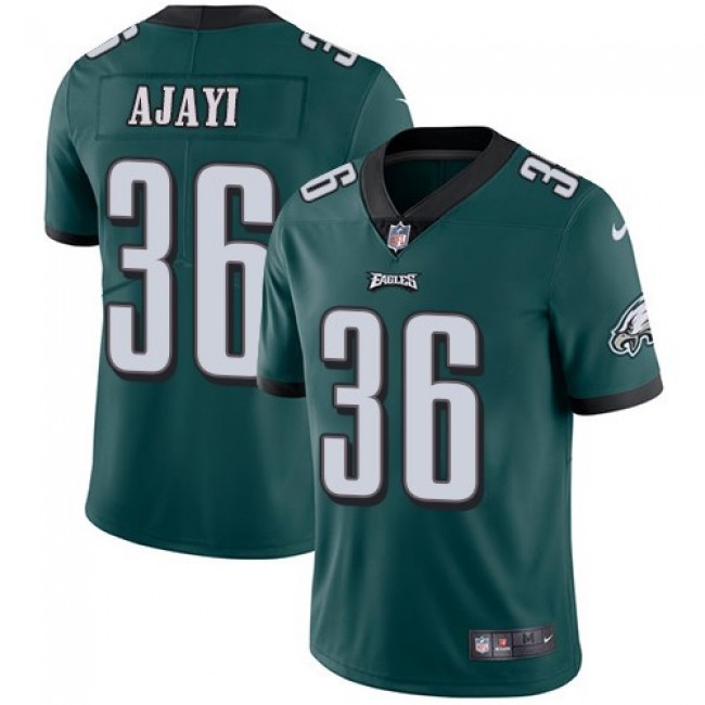 Philadelphia Eagles #36 Jay Ajayi Midnight Green Team Color Youth Stitched NFL Vapor Untouchable Limited Jersey