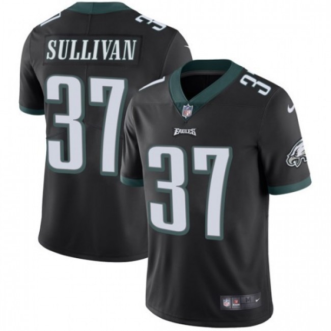 Nike Eagles #37 Tre Sullivan Black Alternate Men's Stitched NFL Vapor Untouchable Limited Jersey