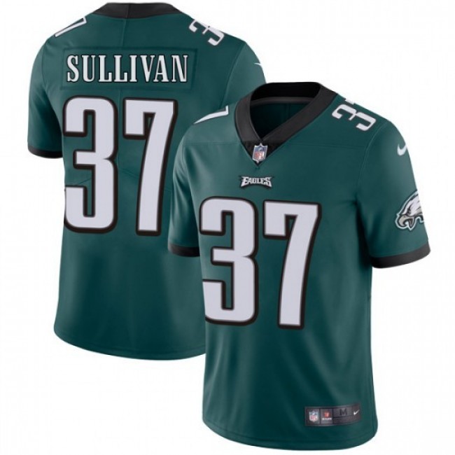 Nike Eagles #37 Tre Sullivan Midnight Green Team Color Men's Stitched NFL Vapor Untouchable Limited Jersey